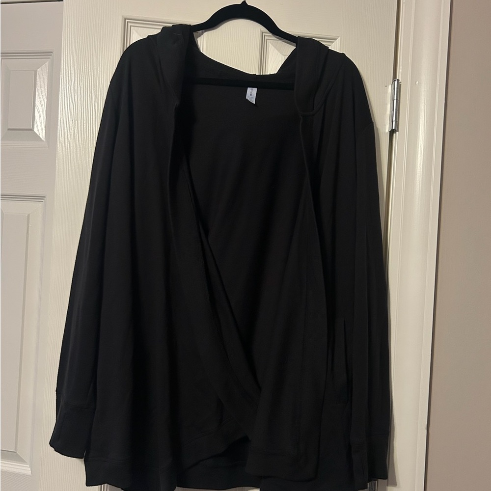 Ideology Black Hooded Sweatshirt jacket